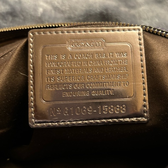 Coach Poppy Purple Patent Purse- Convertible Satchel- Color: Purple - Picture 2 of 7